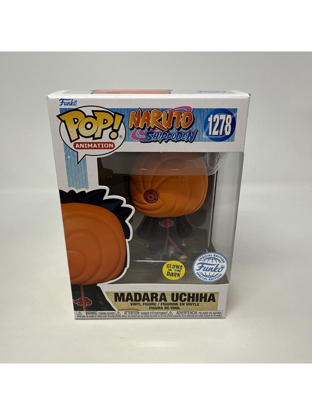Funko Pop! Animation Madara Uchiha Naruto Shippuden #1278 GITD Special